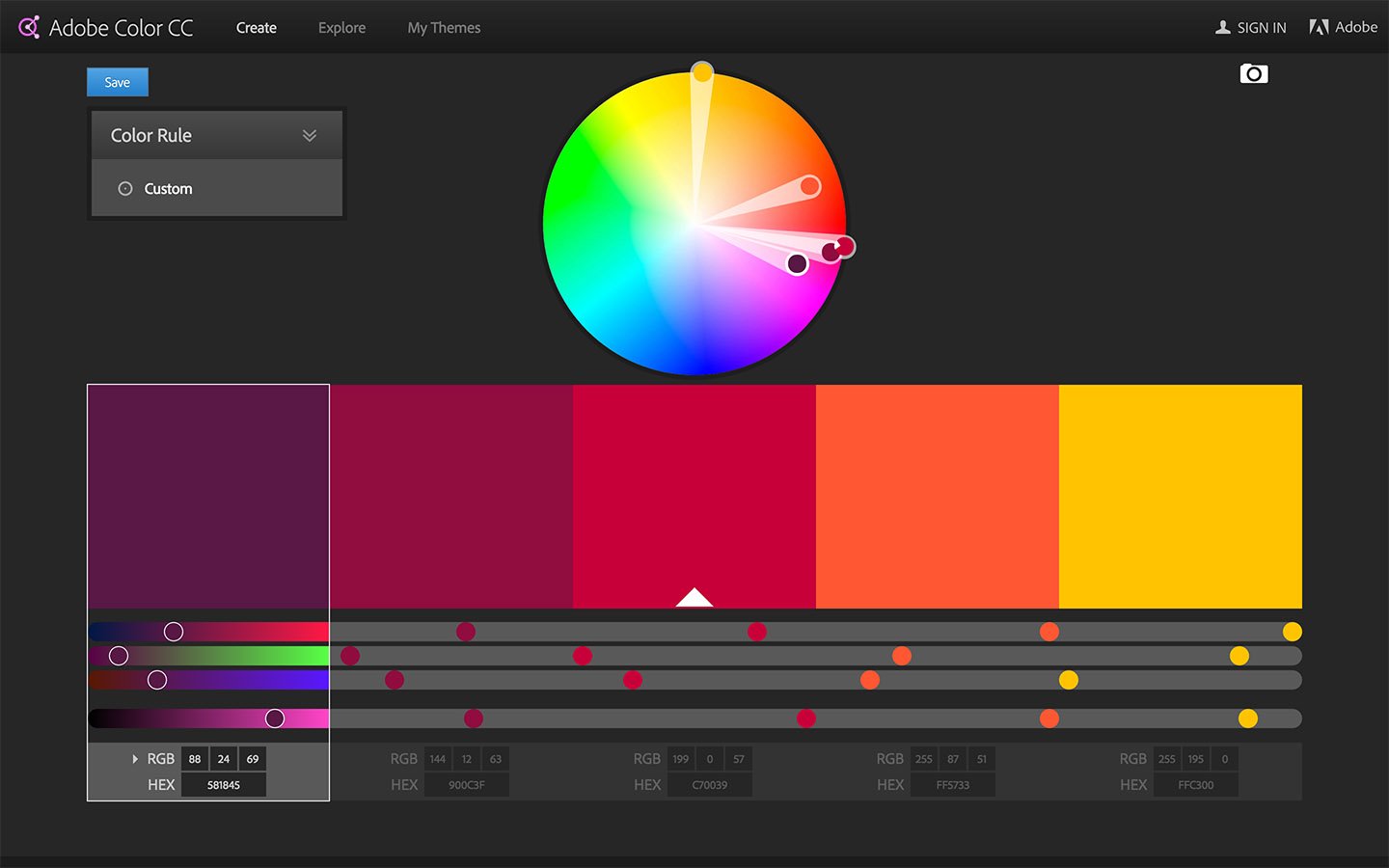 Adobe color как пользоваться