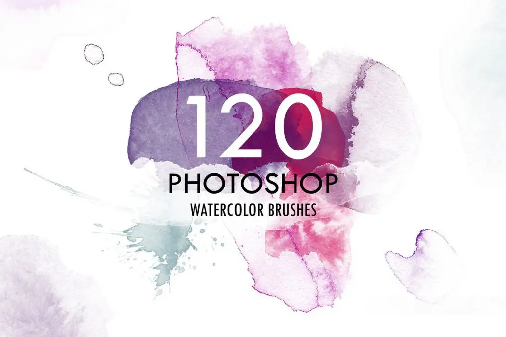 120 Watercolor PS Brushes