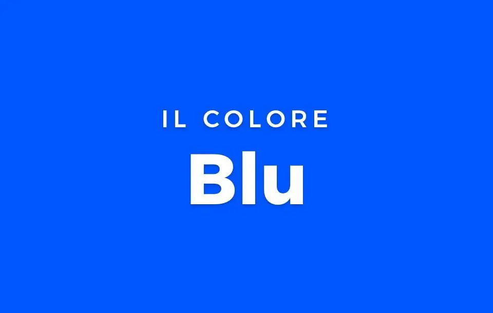 Colore Blu