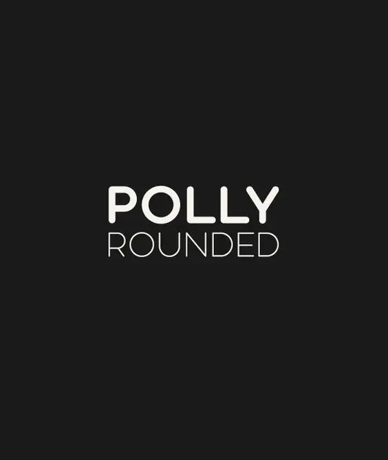 polly rounded font