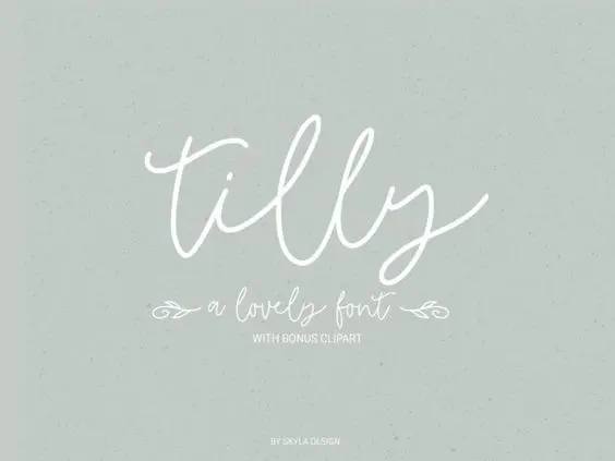 tilly font
