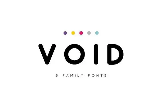 void font arrotondato