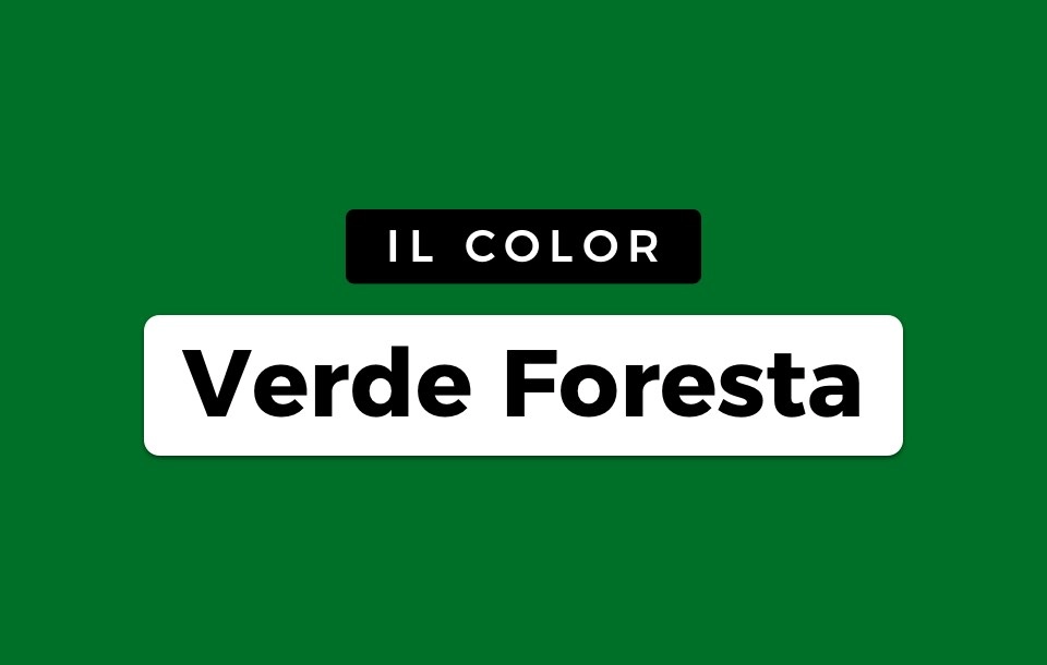 Color Verde Foresta