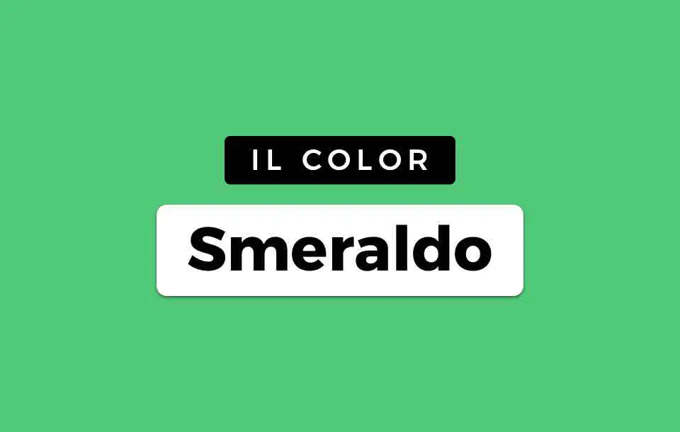 Colore Smeraldo