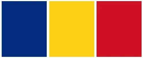 colori bandiera romania