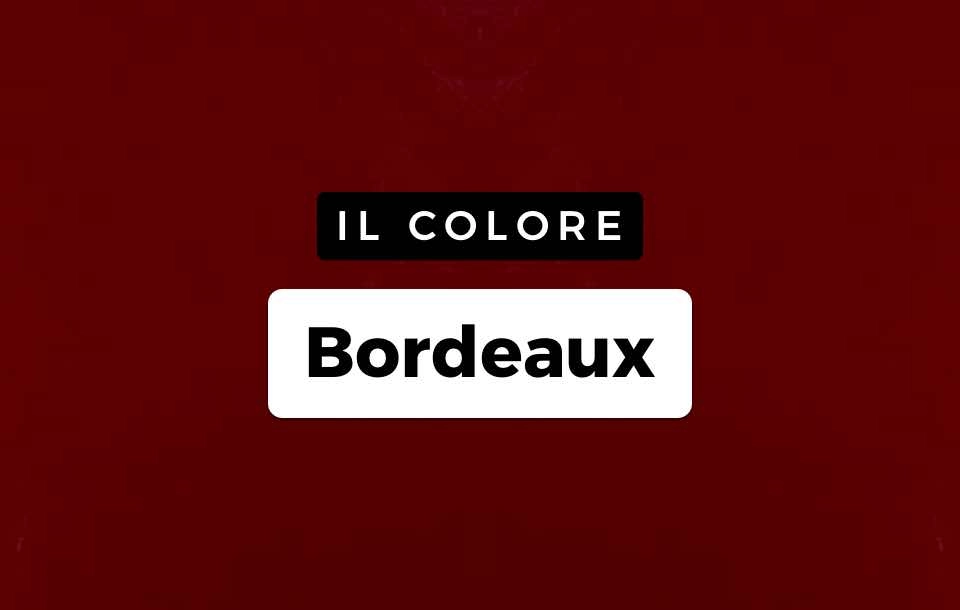 Colore Bordeaux