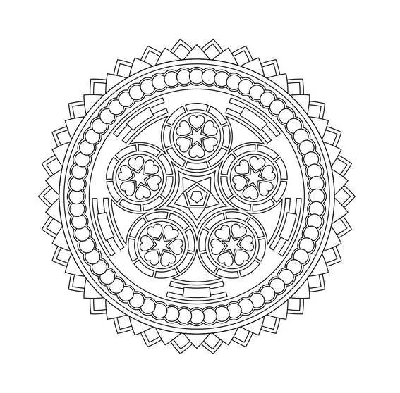 Disegni di Mandala da Colorare