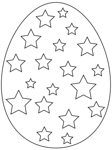 uovo di pasqua disegno ricamato