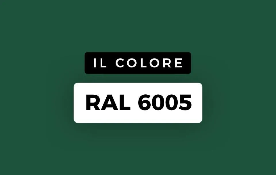 Colore RAL 6005