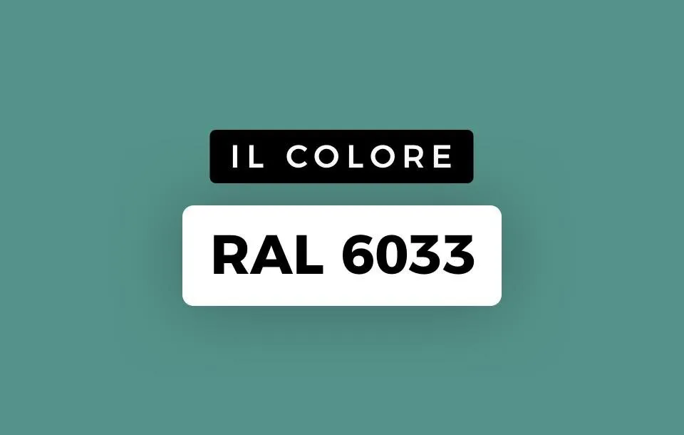 Colore RAL 6033