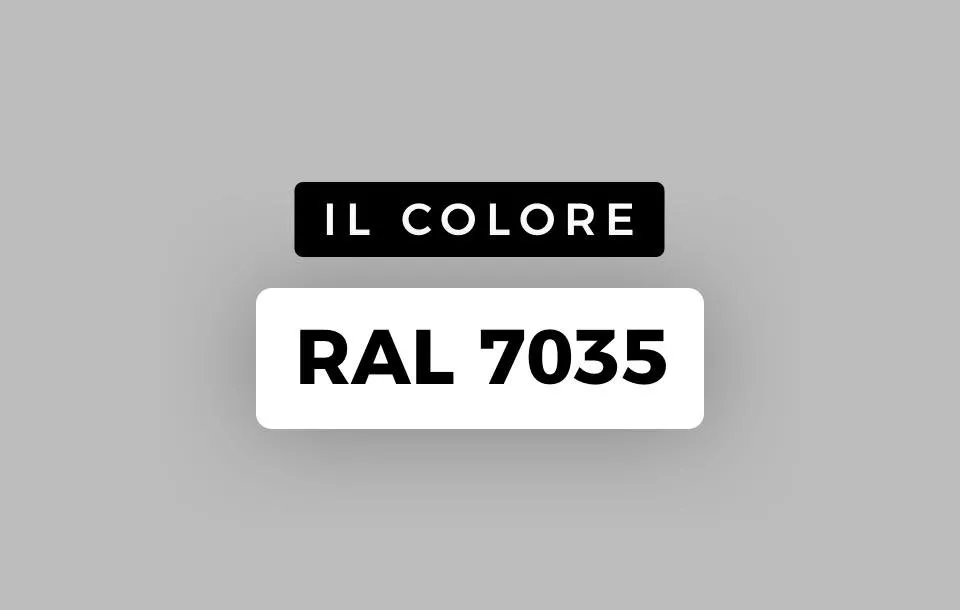 Colore RAL 7035