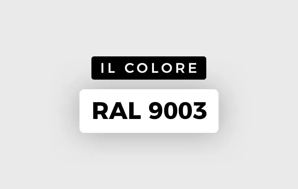 Colore RAL 9003