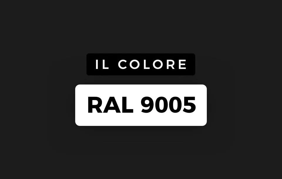 Colore RAL 9005