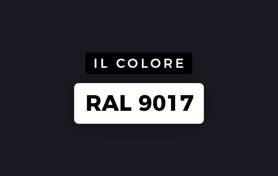 Colore RAL 9017