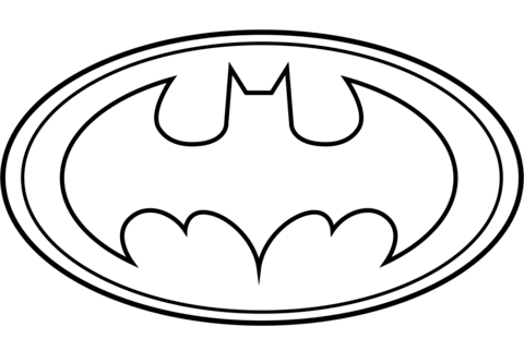batman logo disegno