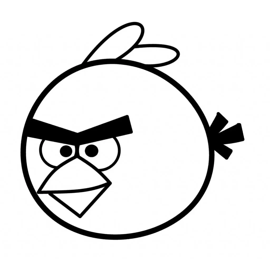 disegno facile angry birds